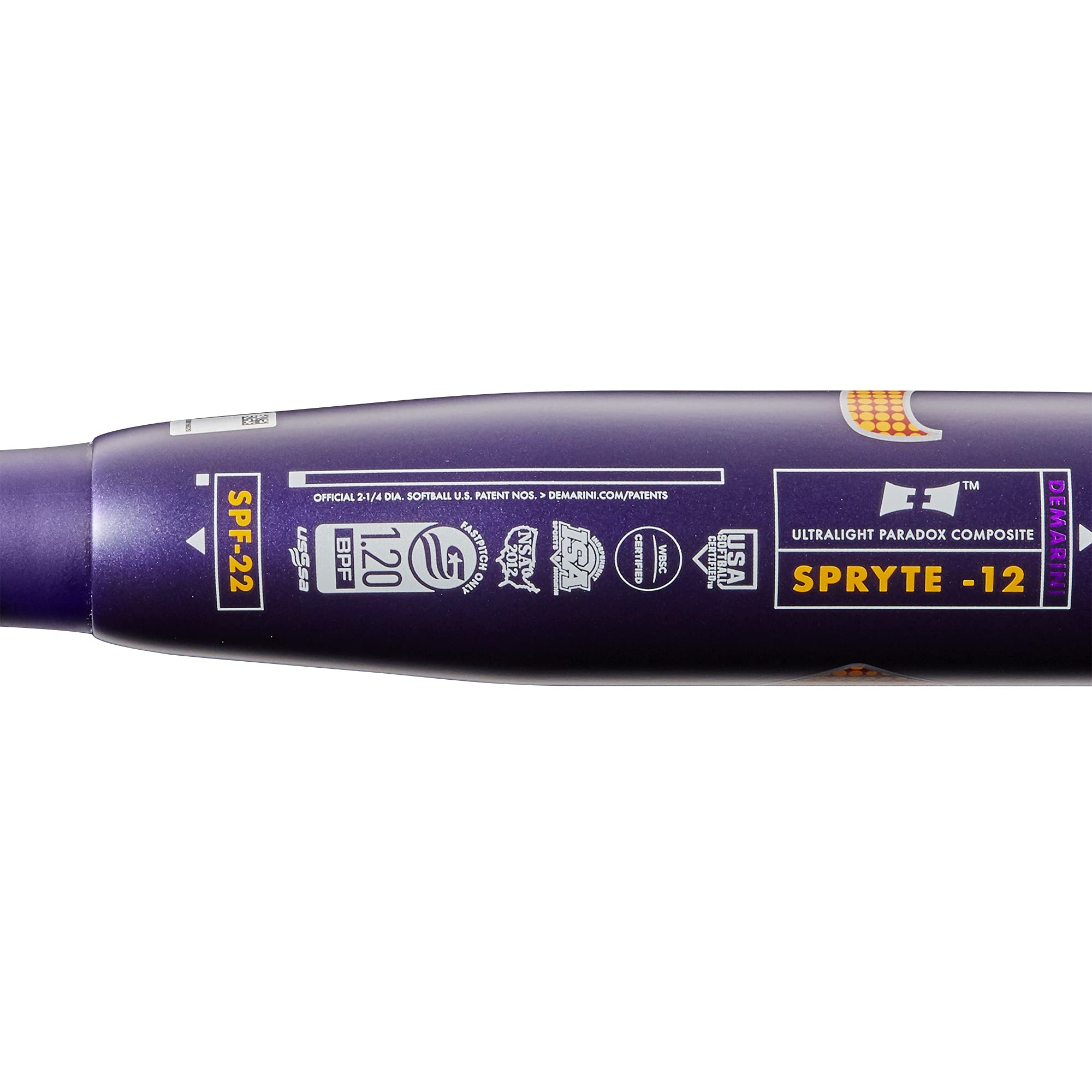 DeMarini 2022 Spryte (-12) Fastpitch Softball Bat - Image 6